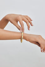 Blue & White Enamel Bangle