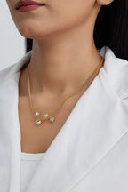 Delicate Square Diamond Necklace