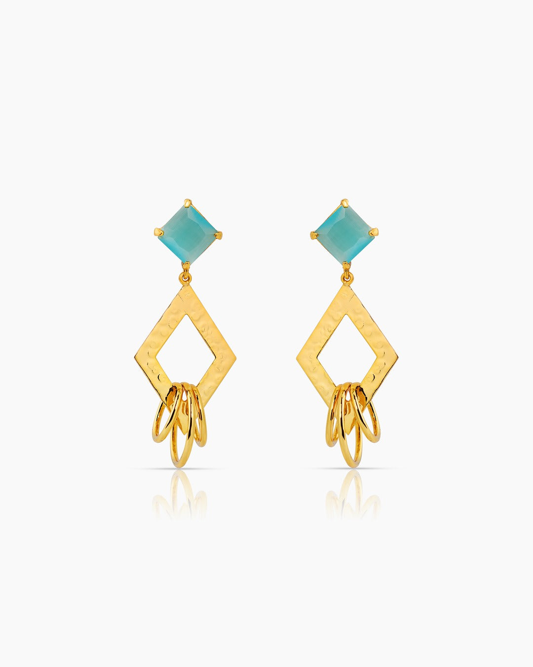 Gold Plated Dangle Earrings