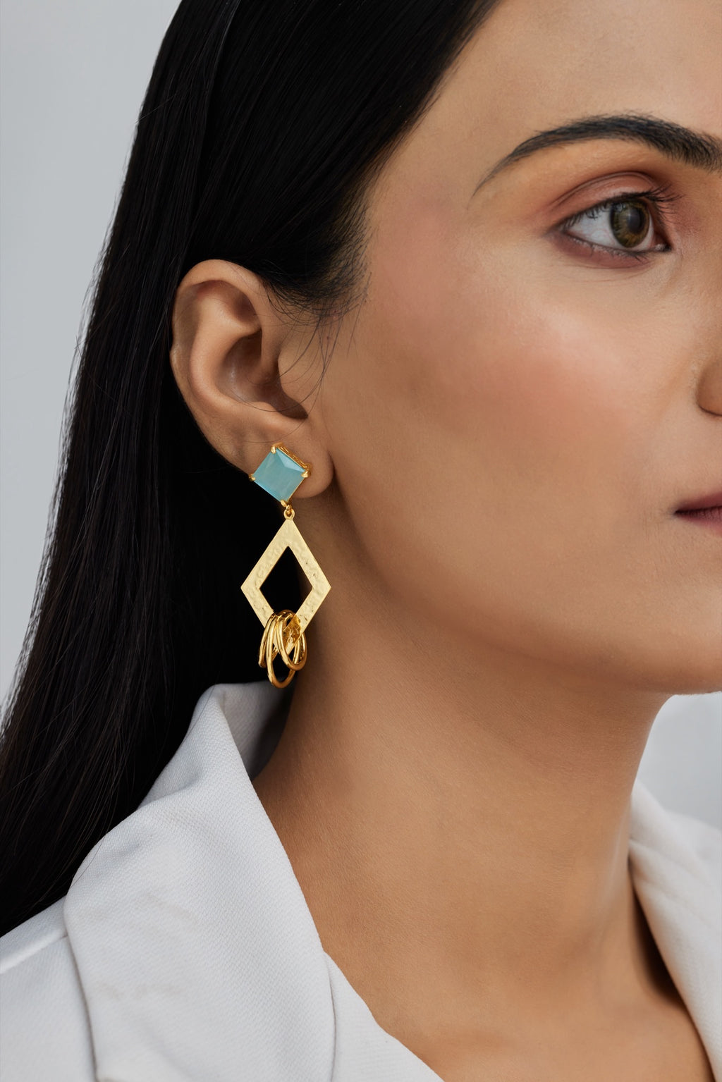 Gold Plated Dangle Earrings