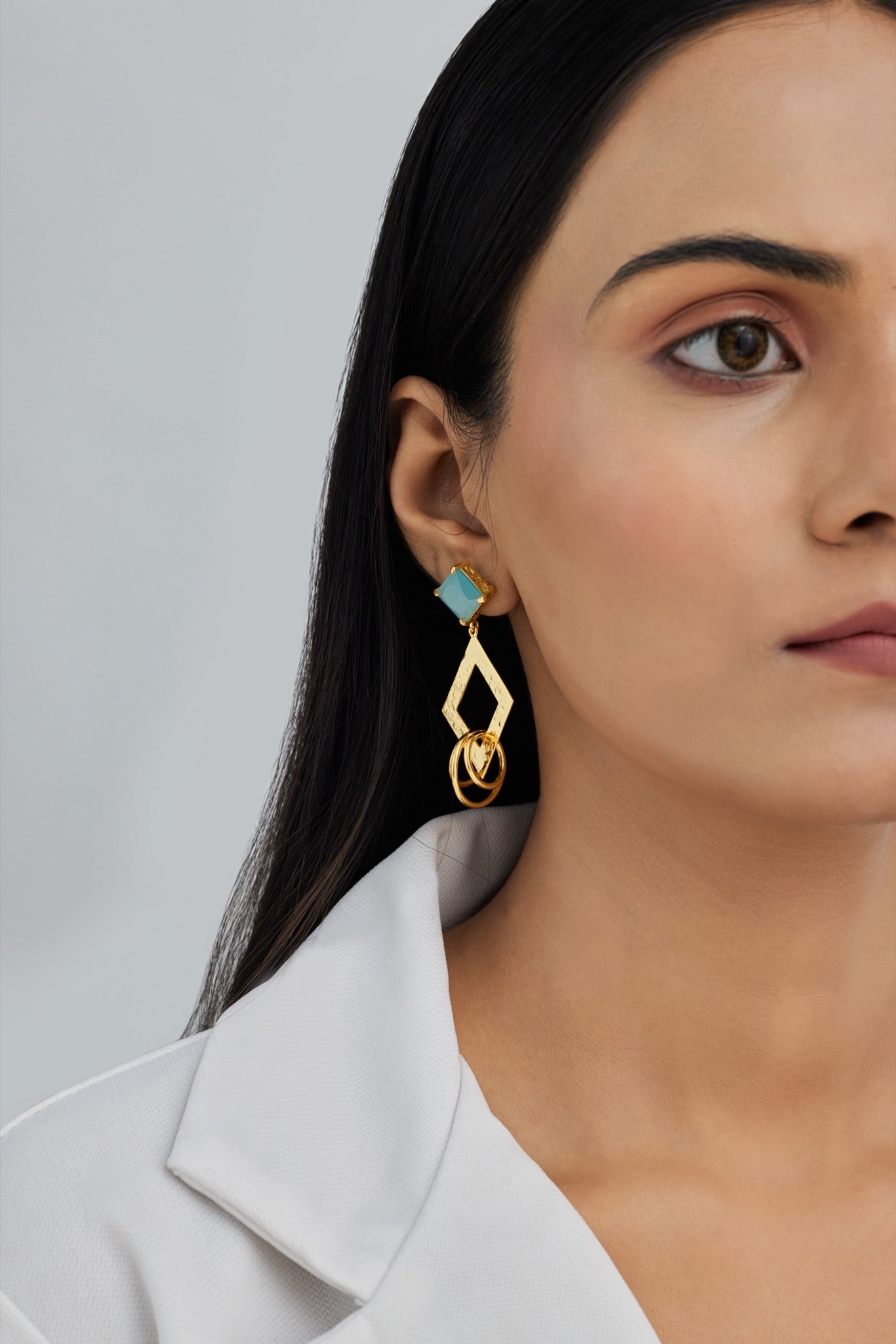 Gold Plated Dangle Earrings