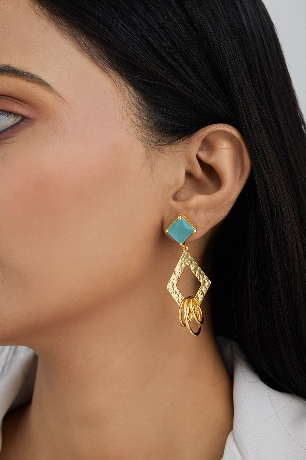 Gold Plated Dangle Earrings