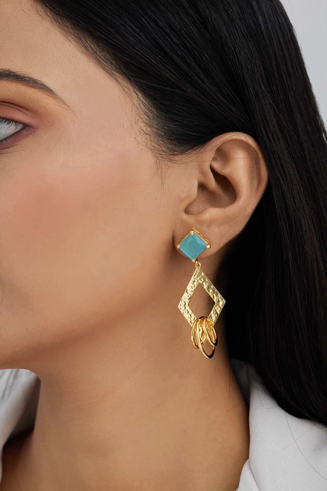 Gold Plated Dangle Earrings