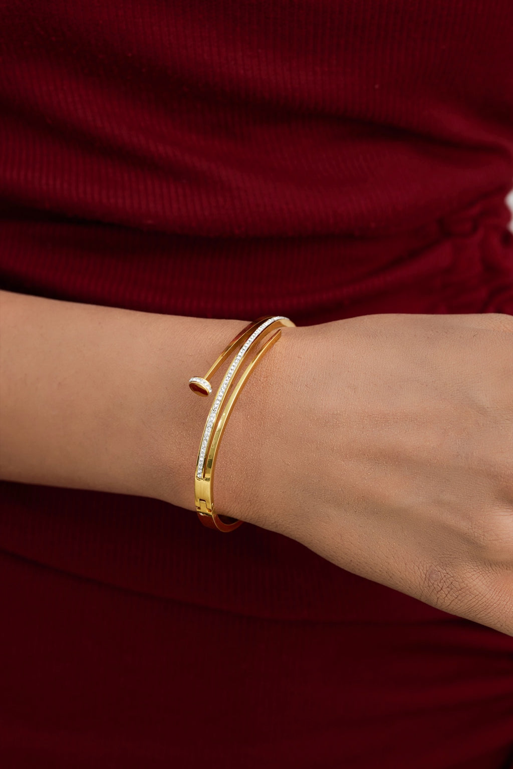 Stainless Steel Nail Bracelet