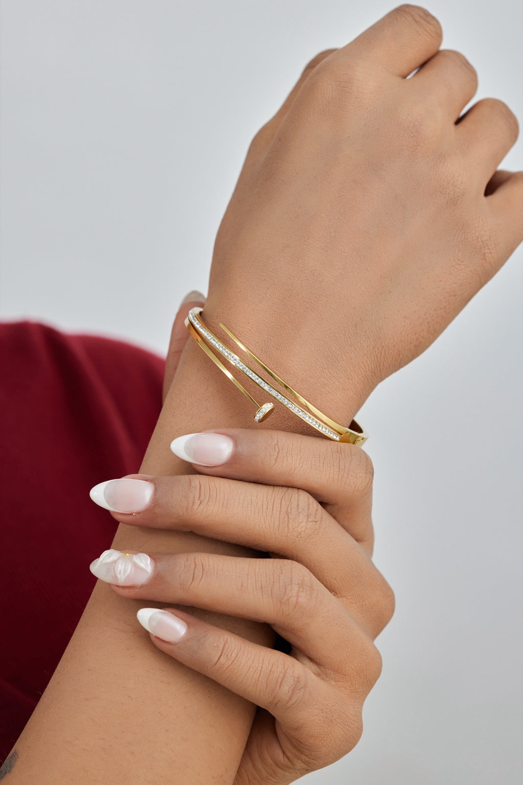 Stainless Steel Nail Bracelet