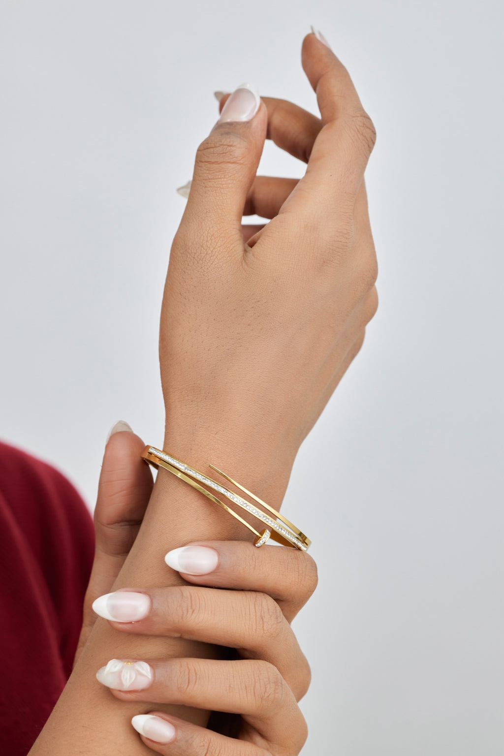 Stainless Steel Nail Bracelet