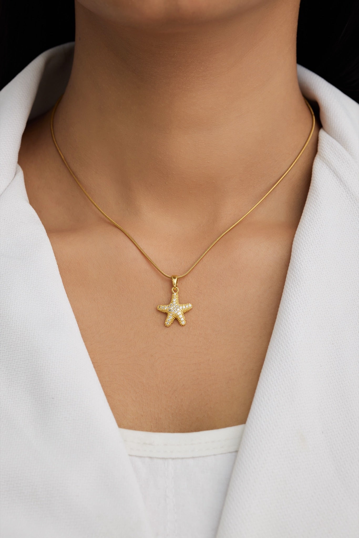 Starfish Pendant Necklace
